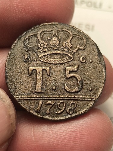 Napoli tornesi 1798 - tornesi,