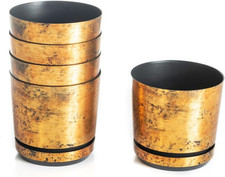 Set Di 5 Vasi Con Sottovaso Di