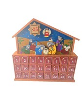 Advent Calendar Wood 3D Raised