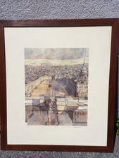 Litografia originale di Giacomo Soffiantino - “Torino” (firmata e numerata)