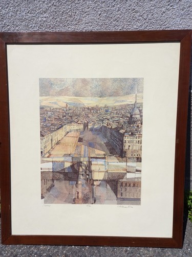 Litografia originale - , di
