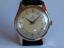 EBEL-MANUALE-ANNI 50-QUADRANTE ORIGINALE BITONALE-CASSA A VITE-CAL.110-FIRMATO