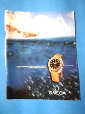 RITAGLIO DI GIORNALE PUBBLICITA' OROLOGIO OMEGA DA COLLEZIONE - (141)
