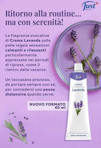 Crema lavanda just - lavanda,