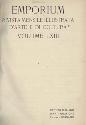 Emporium rivista mensile - emporium.,