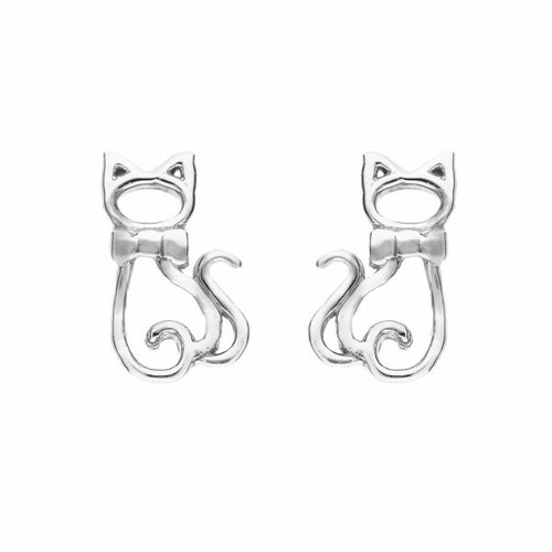 Orecchini oro bianco 18 - in,