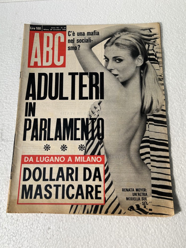 Abc vecchia rivista costume - abc, di