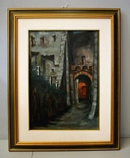  QUADRO OLIO TAVOLA PAESAGGIO