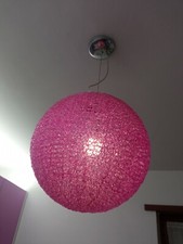 Lampadario cameretta fucsia in