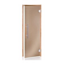 Porta Sauna Premium Bronzeglas 8mm Esg Tutta IN Vetro 69 x 189cm Accessori