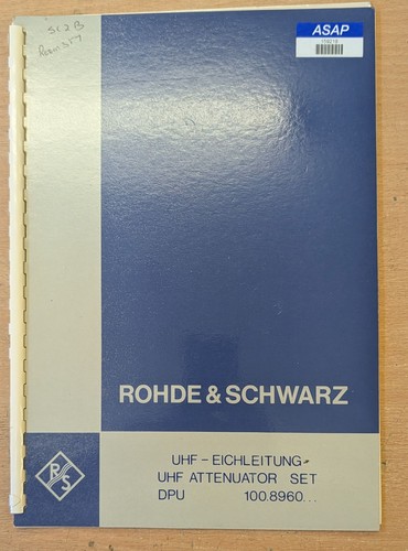Rhode schwarz set - rhode,