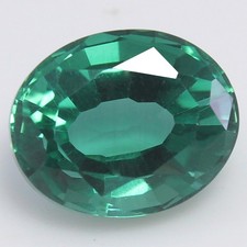Smeraldo verde colombiano naturale 5,10 ct certificato MUZO 12x10 mm gemme ov...