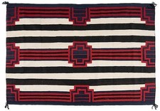 Tappeto coperta rosso - , navajo