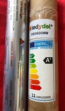 4 x TUBO NEON A LED T8 60cm  9w LUCE NATURALE OPACO DISSIPATORE ALLUMINIO