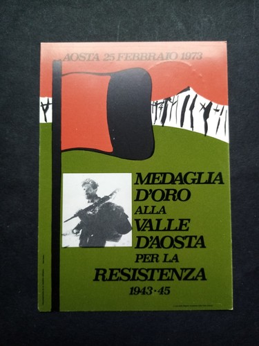 Aosta 1973 medaglia - aosta,