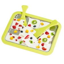 Macchina per Gelato e Yogurt Gelato Vassoio per Ghiaccio Fritto In Acciaio 1322