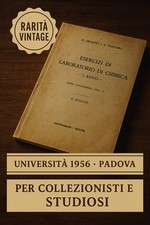 Chimica Laboratorio 1956-57 Croatto Scaturro Padova Università Vintage Raro
