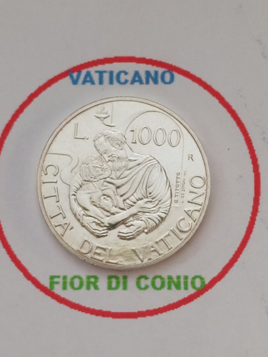 Citta del vaticano 1000 - 1000, lire