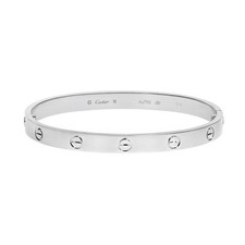 Cartier 18k White Gold Love