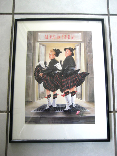 Grande quadro incorniciato
