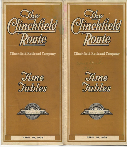 1935 clinchfield railroad - 1935, rr