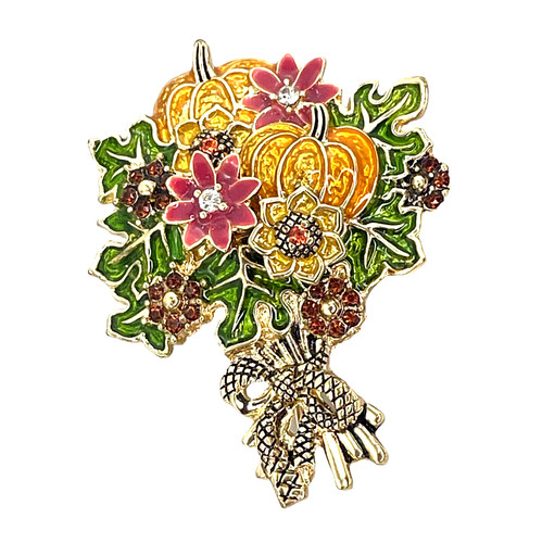 Spilla bouquet autunno napier - spilla,