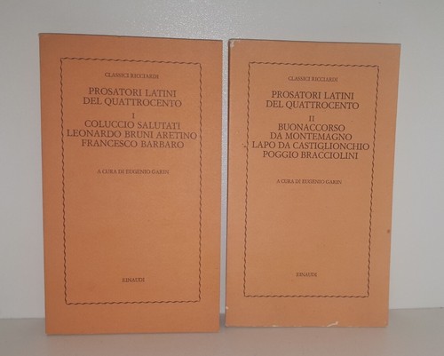 Garin prosatori latini - latini, del