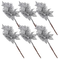  6pcs decorativo foglie finte