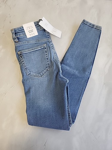 Jeans skinny zara blu chiaro - skinny,
