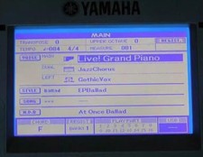 Display LCD per Yamaha