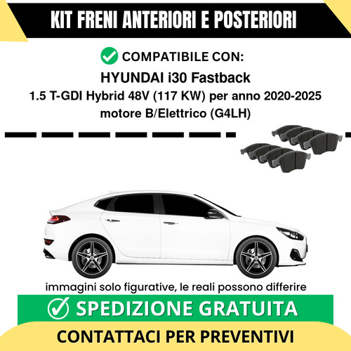 Pastiglie freno ant - +, post