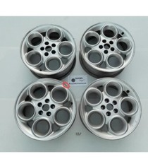 CON DIFETTI 4 cerchi in lega da 16 originali alfa romeo 147 156 6.5JX16h2