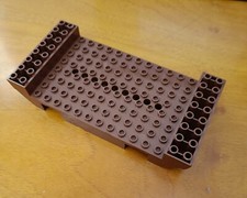 LEGO 1 x 95227 barca scafo grande centrale 8 x 16 x 2 1/3 marrone rossastro