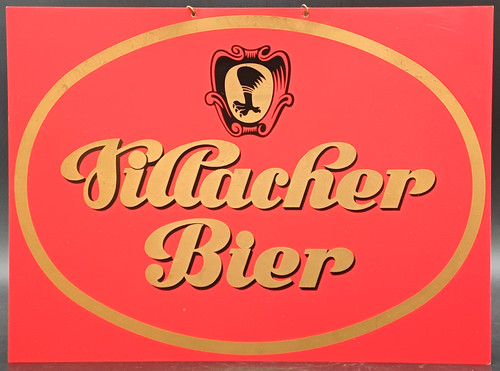 Villacher bier targa insegna - villacher, -targa/insegna