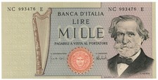1000 LIRE GIUSEPPE VERDI II