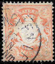1876 Germania Stato BAVARIA