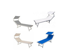 Lettino piscina in alluminio