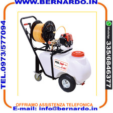 CARRIOLA PER IRRORAZIONE CON POMPA IN ALLUMINIO CISTERNA DA 50 LITRI PRO.TOP