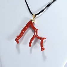 CIONDOLO CORALLO RAMO ROSSO