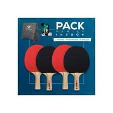 Cornilleau set Family pack indoor set composto da 4 racchette 6 palline + cover