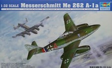 TRUMPETER KIT 1/32 CO.02235 MESSERSCHNITT ME 262A-1A LUFTWAFFE PARTI 335 INTEGRO