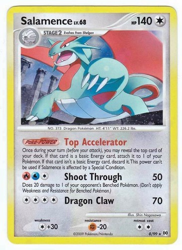 Pokemon salamence 8 99 - •,