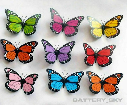 Farfalle artificiali colorate