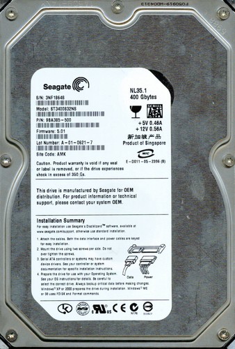 Seagate ide 400 - seagate,