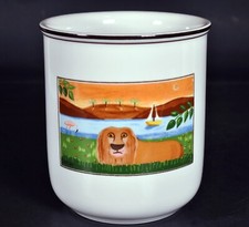 Villeroy & Boch Design Naif Lion 9 oz. 3 barattoli alti 5/8" in porcellana