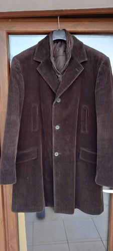 Cappottino velluto marrone - 3/4,