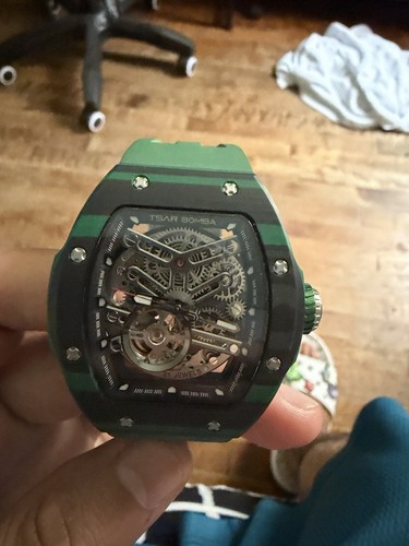 Orologio uomo tsar bomba verde - orologio,