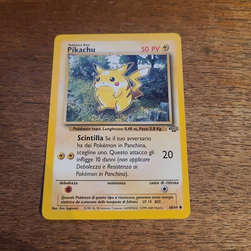 Pikachu jungle carta - 60/64,