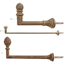 Fermatende Antico Pigne Francia Tenda Supporto Ganci Parete Vecchio