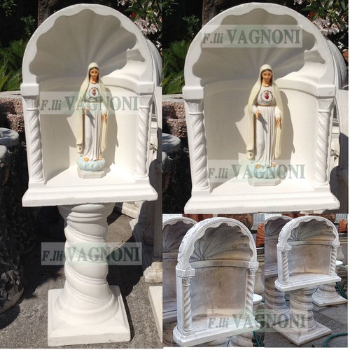 Nicchia grotta cupola - , statua